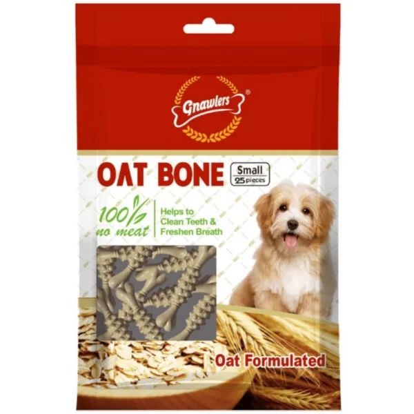 Gnawlers Oat Bone 25 In 1 225gm - Furryflipp